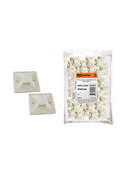 SQ0516-0004 (УПАКОВКА ИЗ 100), Площадка 40х40мм под хомуты самоклеющаяся