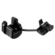 5P-4, Фиксатор кабеля проходной круглый 18AWG, черный