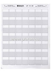 LAT-18-361, Маркировка кабельная самоклеющаяся (1лист) (1000/20/1)