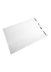 CR-105-LSR, 602818-000   маркер самоламинир. 19*25мм, белый, лазерн. печать