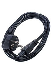 PC-186-ML12, Кабель питания (сетевой) 220В, 10А для ноутбуков, 1.8 м
