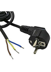 SCZ УГЛ. Б/РОЗ.  5М.   3Х0.75, CEE7/7 angle -