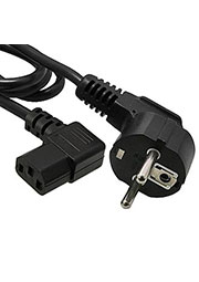 SCZ УГЛ.-УГЛ.    5М.   3Х0.75, CEE7/7 angle -IEC C13 angle