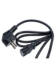 XYC116, кабель питания 3x0.75мм2 1.8м черный