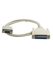 XYC031 1.8 M, Кабель модемный DB9M-DB25F 1.8 м