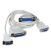 CC-140-6, Кабель 0-модемный, универсальный 25F+9F/25F+9F, 1.8м, пакет