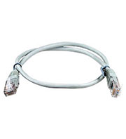 PP12E-0.5M, Патч-корд, 0.5м cat.5e, литой многожил.