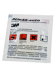 Салфетка пропитанная активатором адгезии, праймер для VHB