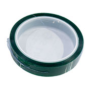 NKS-1425PTS-G-20, 20мм 33м термостойкая ПЭТ клейкая лента зеленая