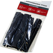 Набор термоусадочных трубок STANDARD 2:1, (набор 18 шт.)
