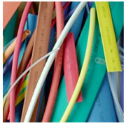 30mm blue, термоусаживаемая трубка