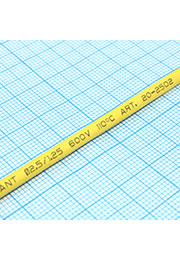 Трубка термоусадочная 2,5/1,25 желтая, 20-2502