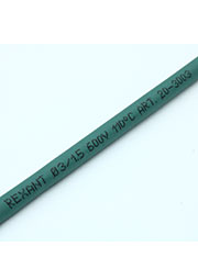 Трубка термоусадочная 3,0/1,5 зеленая, 20-3003