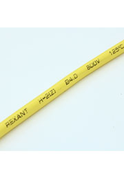 Трубка термоусадочная 4,0/2,0 желтая, 20-4002