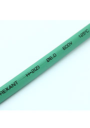 Трубка термоусадочная 6,0/3,0 зеленая, 20-6003