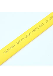 Трубка термоусадочная 8,0/4,0 желтая, 20-8002