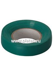 Изолента ПВХ 15мм х 20м зеленая