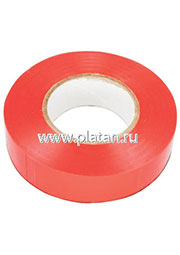 Изолента ПВХ 19мм х 20-25м красная