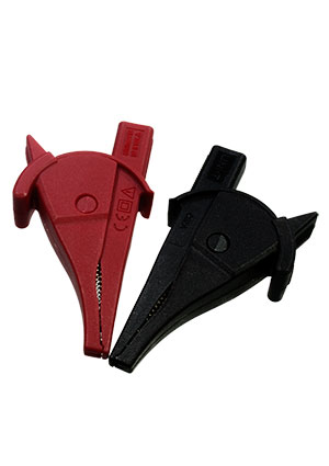 UT-C02A, зажимы крокодил 81мм (комплект 2шт), CAT III 1000V/CAT IV 600V