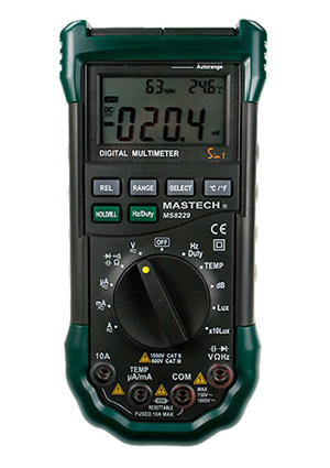 MS8229, Мультиметр цифровой 5 в 1