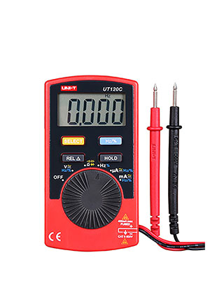 UT120C, Мультиметр цифровой, ультракомпактный