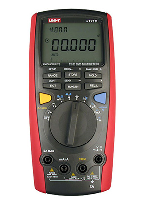 UT71C, Мультиметр цифровой с автоматическим выбором диапазона, true RMS, порт USB