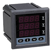 273119, Вольтметр цифровой PZ7777-8S 380В 3ф 120x120