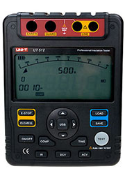 UT512, измеритель сопротивления изоляции до 2500В