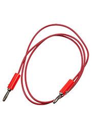 Провод ПВ-3 1,0 красный, банан+банан 0,7м