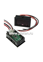 98516, Амперметр 0-3.0000ADC, зеленый, (48x29mm)