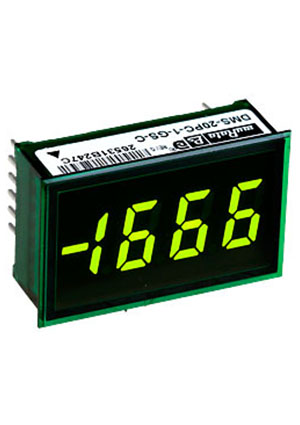 DMS-20PC-2-GS-C, Вольтметр цифровой, измерительная головка до 20В, зеленый