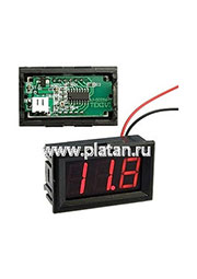 V27T-DL (97671), Вольтметр 3.2-30V (красный)