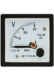 63945, Вольтметр 30В (48х48)