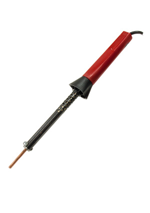 ЭПСН- 25ВТ 230В, паяльник со см. жалом ф4мм дер.ручка нерж. корпус