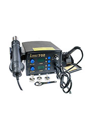 LUKEY-702, станция паяльная термовоздушная + паяльник
