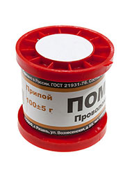 Припой ПОМ-3 ПРВ 3.0мм  катушка 100г, Pb Free