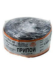 Припой ПОС40 ПРВ 1.0мм бухта 1 кг