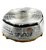 Припой ПОС61 ПРВ 2.0мм бухта 1 кг