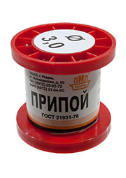 Припой ПОС61 ПРВ 3.0мм катушка 50г