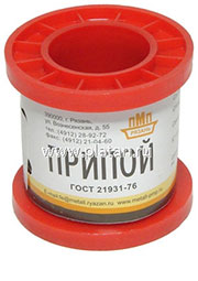 ПОС 40 прв d=1.5мм 100г катушка, Припой