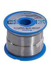 SAC305 ПРВ 0.8мм 1 кг, Sn96,5Ag3Cu.5 бессвинцовый припой