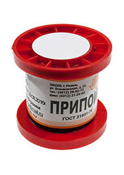 Припой ПОССУ30-05 ПРВ 0.8мм катушка 100г