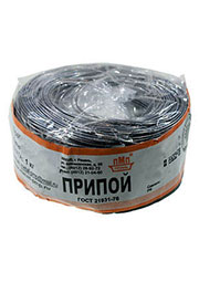 Припой ПОССУ30-05 ПРВ 1.0мм бухта 1 кг