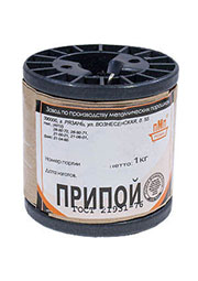 Припой ПОССУ30-05 ПРВ 0.5мм  катушка 1кг