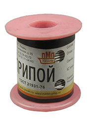 Припой ПОС61 ТР 1.5мм катушка 100г