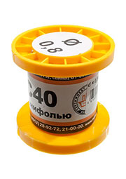 Припой ПОС40 ТР 0.8мм катушка 50г