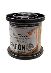Припой ПОС61 ТР 1.5мм катушка 500г