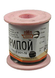 Припой ПОС61 ТР 3.0мм катушка 100г