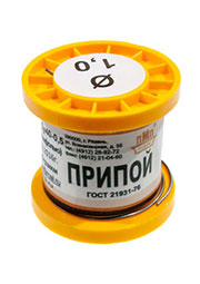 Припой ПОССУ40-05 ТР 1.0мм  катушка 100г