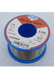 Припой Sn60Pb40 RA05 1.0мм 500гр, 1860103005